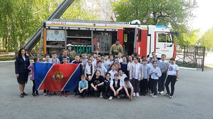 День пожарной охраны в МБОУ «Школа №12 имени Героя Советского Союза Сафонова Федора Матвеевича»